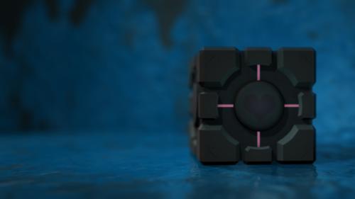 Weighted Companion Cube Hearted preview image
